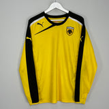 Shop 2013/14 AEK ATHENS KONSTANTINOS #4 L/S HOME SHIRT (L) PUMA, classic football shirts, vintage football shirts & retro soccer jerseys at Cult Kits