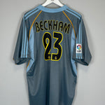 Shop 2003/04 REAL MADRID BECKHAM #23 THIRD SHIRT (XL) ADIDAS, classic football shirts, vintage football shirts & retro soccer jerseys at Cult Kits