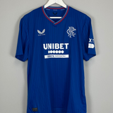 Shop 2023/24 Rangers *BNWOT* Home Shirt (Multiple Sizes) Castore, classic football shirts, vintage football shirts & retro soccer jerseys at Cult Kits