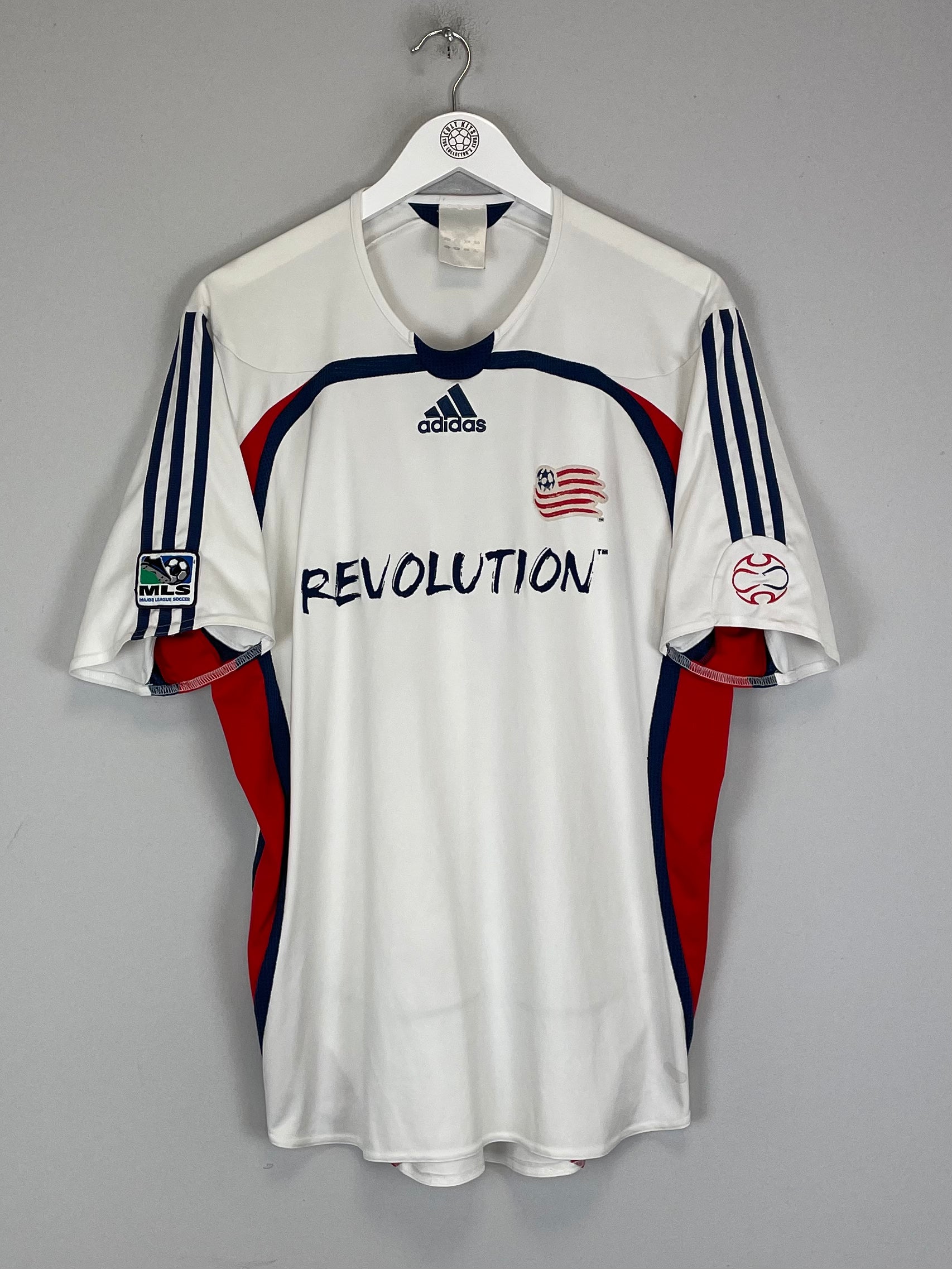 Shop 2006 NEW ENGLAND REVOLUTION AWAY SHIRT (L) ADIDAS, classic football shirts, vintage football shirts & retro soccer jerseys at Cult Kits
