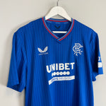 Shop 2023/24 Rangers *BNWOT* Home Shirt (Multiple Sizes) Castore, classic football shirts, vintage football shirts & retro soccer jerseys at Cult Kits