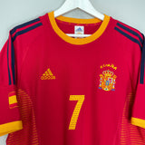 Shop 2002/04 SPAIN RAUL #7 HOME SHIRT (M) ADIDAS, classic football shirts, vintage football shirts & retro soccer jerseys at Cult Kits