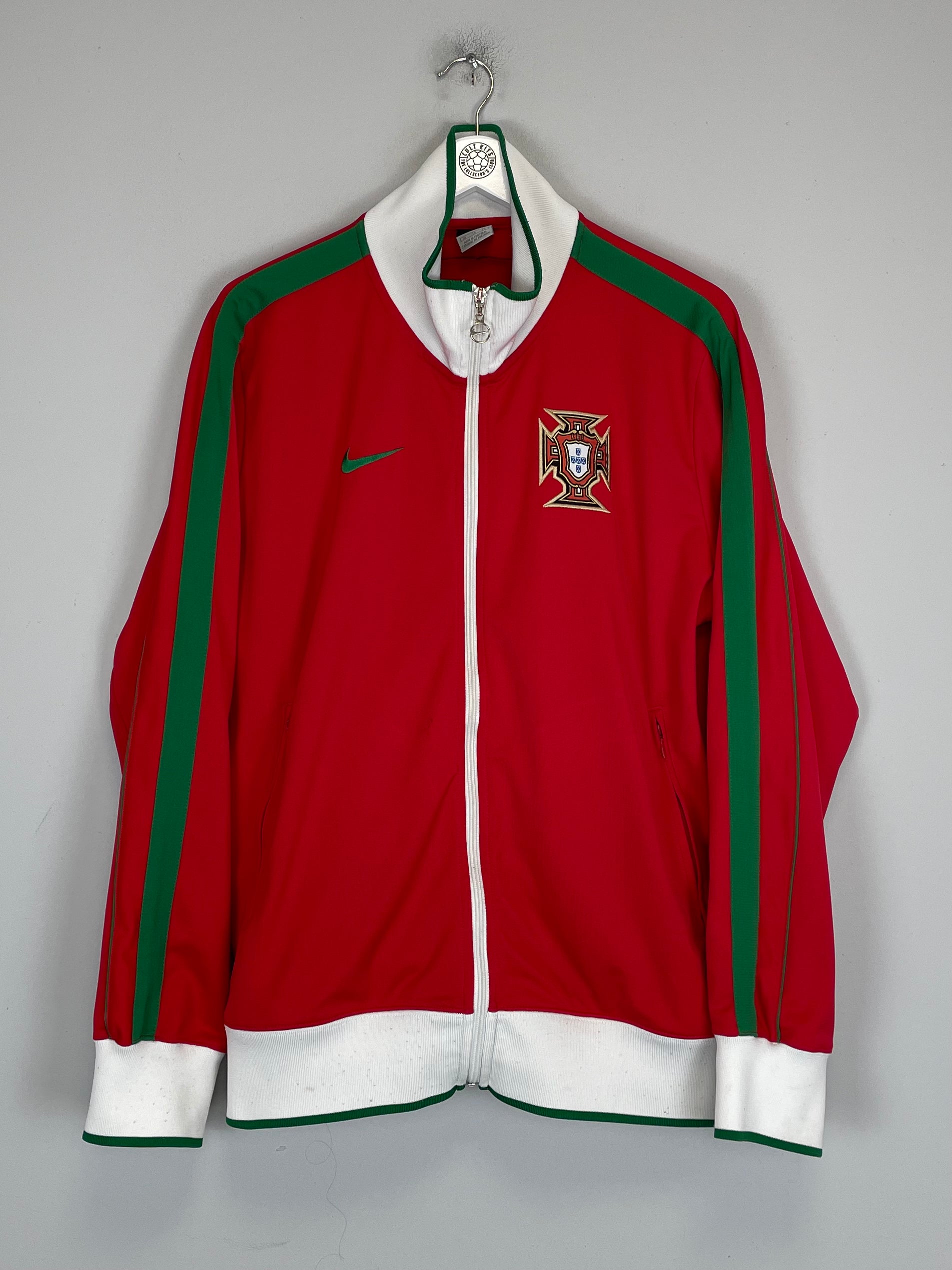 Shop 2010/11 PORTUGAL TRACK JACKET (XL) NIKE, classic football shirts, vintage football shirts & retro soccer jerseys at Cult Kits