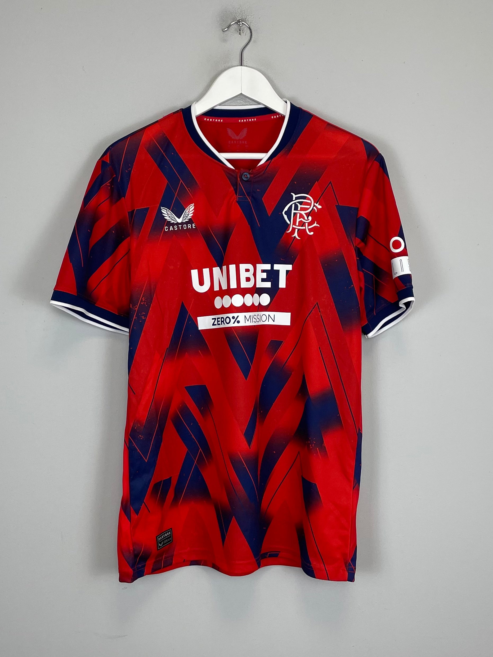 Shop 2023/24 Rangers *BNWOT* Fourth Shirt (Multiple Sizes) Castore, classic football shirts, vintage football shirts & retro soccer jerseys at Cult Kits