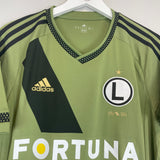 Shop 2015/16 LEGIA WARSAW CENTENARY AWAY SHIRT (M) ADIDAS, classic football shirts, vintage football shirts & retro soccer jerseys at Cult Kits