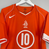 Shop 2004/06 NETHERLANDS V.NISTELROOY #10 HOME SHIRT (M) NIKE, classic football shirts, vintage football shirts & retro soccer jerseys at Cult Kits