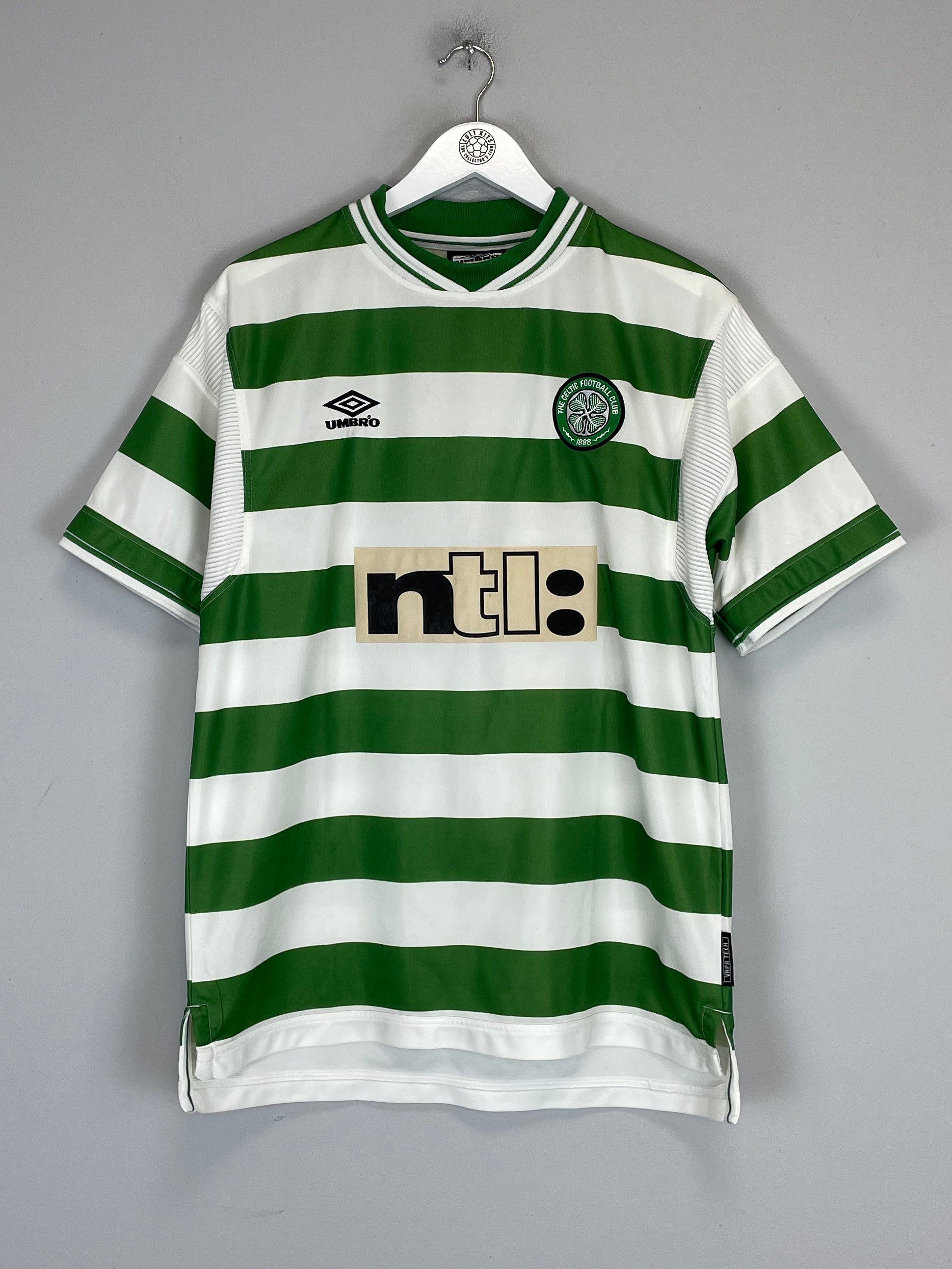 Shop 2000/01 CELTIC HOME SHIRT (L) UMBRO, classic football shirts, vintage football shirts & retro soccer jerseys at Cult Kits