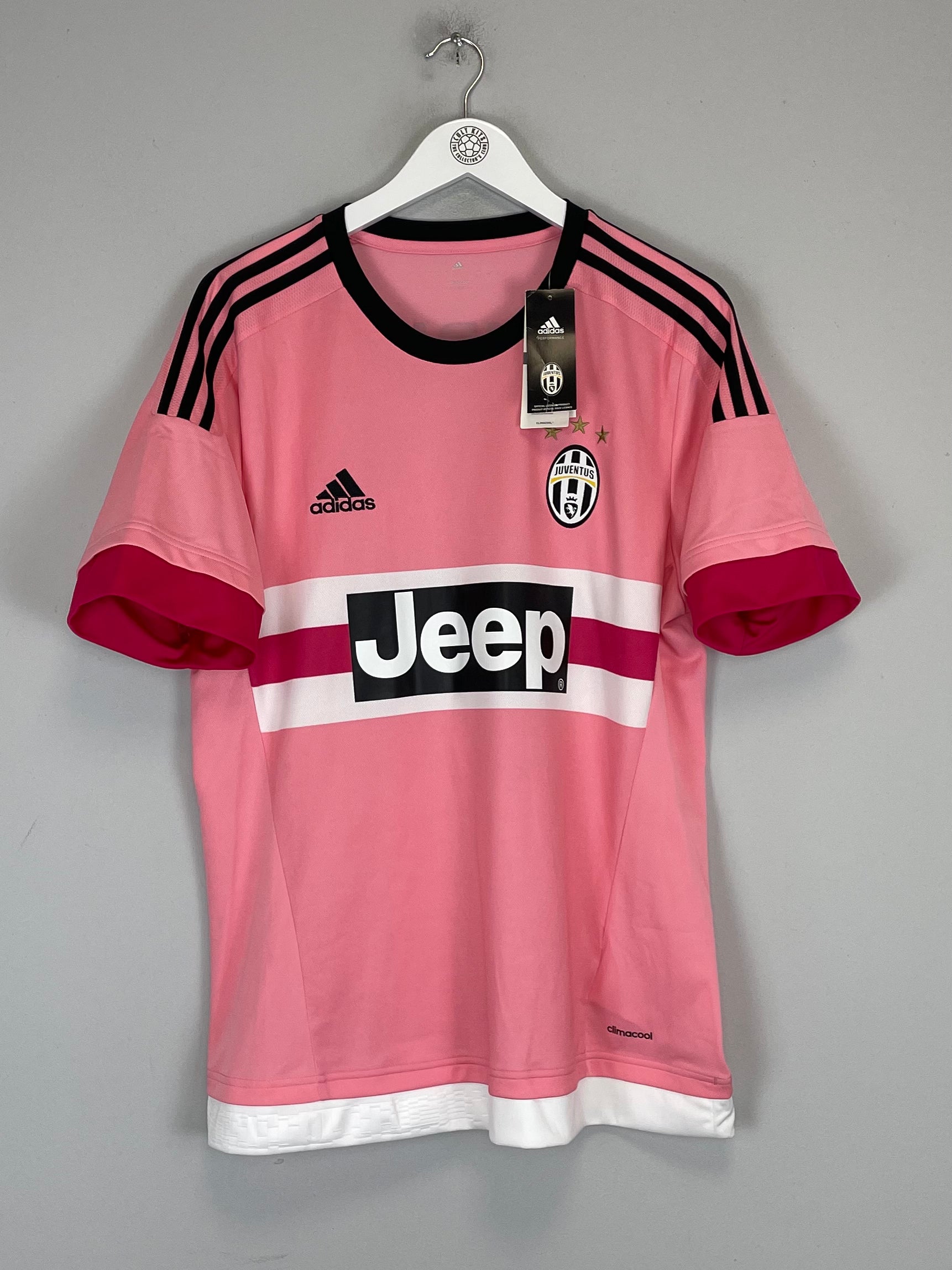 Shop 2015/16 JUVENTUS PIRLO #21 *BNWT* AWAY SHIRT (L) ADIDAS, classic football shirts, vintage football shirts & retro soccer jerseys at Cult Kits