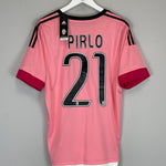 Shop 2015/16 JUVENTUS PIRLO #21 *BNWT* AWAY SHIRT (L) ADIDAS, classic football shirts, vintage football shirts & retro soccer jerseys at Cult Kits