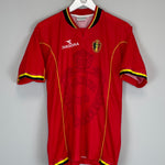 Shop 1997/98 BELGIUM HOME SHIRT (M) DIADORA, classic football shirts, vintage football shirts & retro soccer jerseys at Cult Kits
