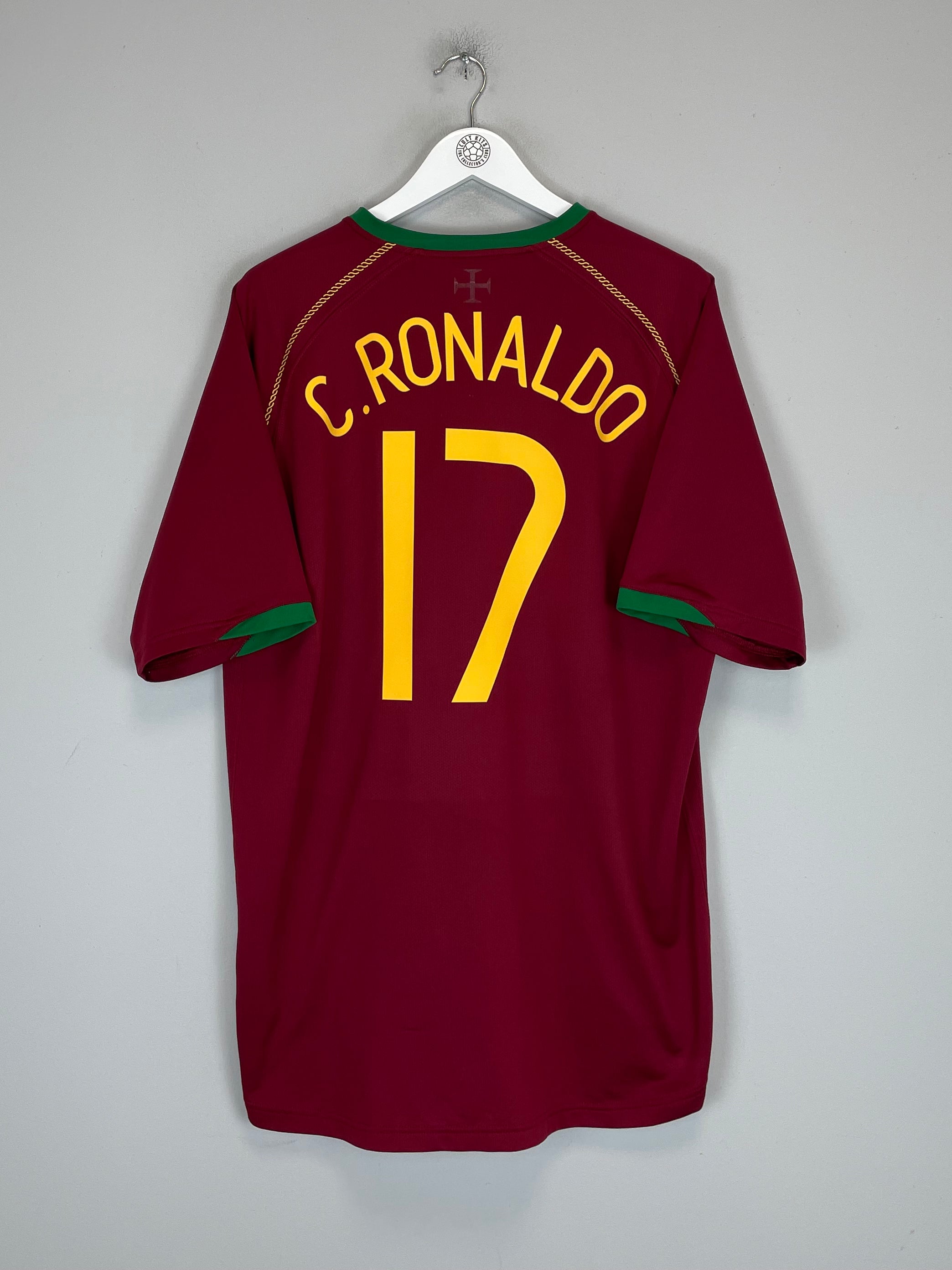 2006/08 PORTUGAL C.RONALDO #17 HOME SHIRT (XL) NIKE – Cult Kits 2006/08 PORTUGAL C.RONALDO #17 HOME SHIRT (XL) NIKE – Cult Kits