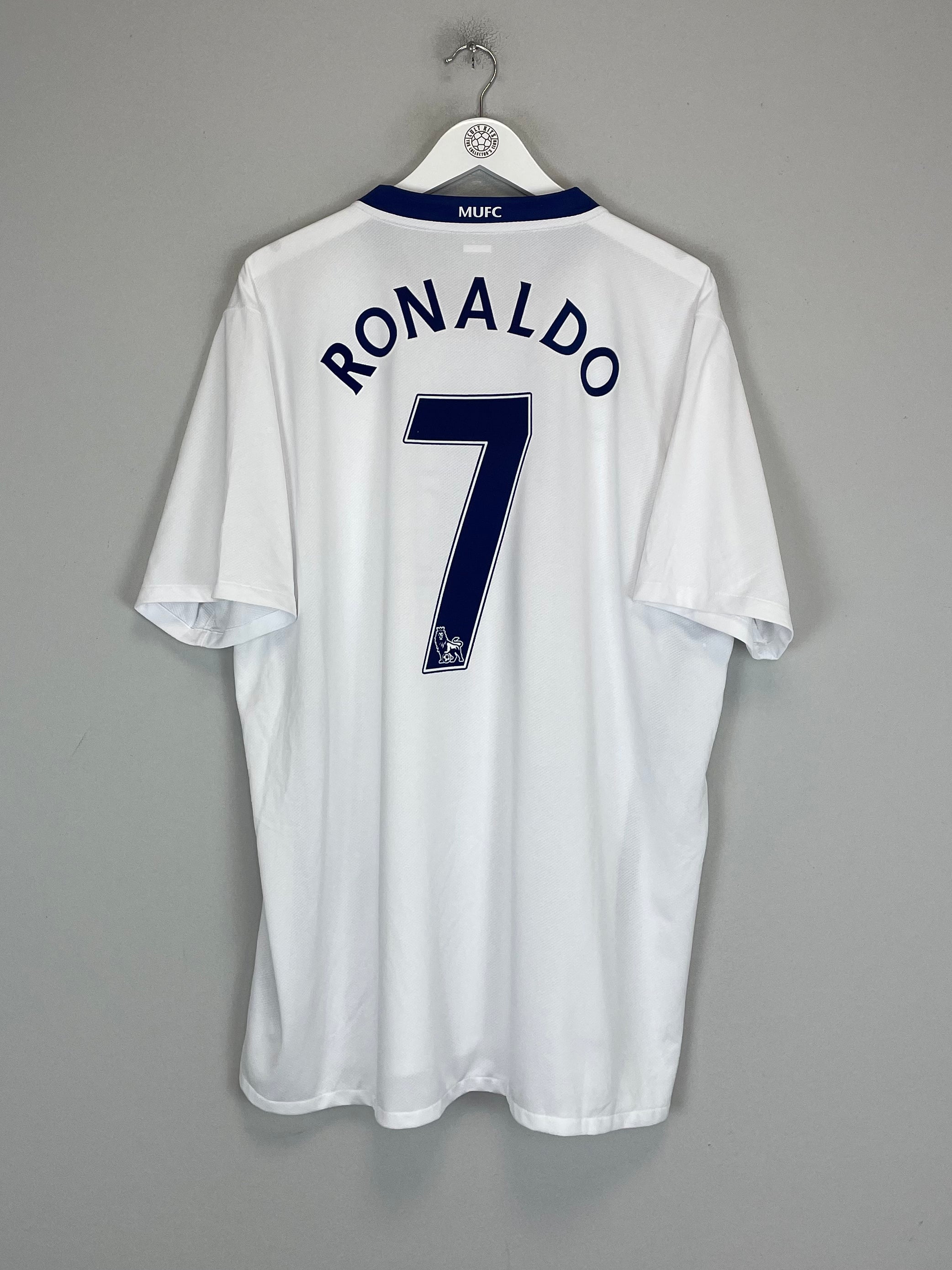Shop 2008/10 MANCHESTER UNITED RONALDO #7 AWAY SHIRT (XXL) NIKE, classic football shirts, vintage football shirts & retro soccer jerseys at Cult Kits