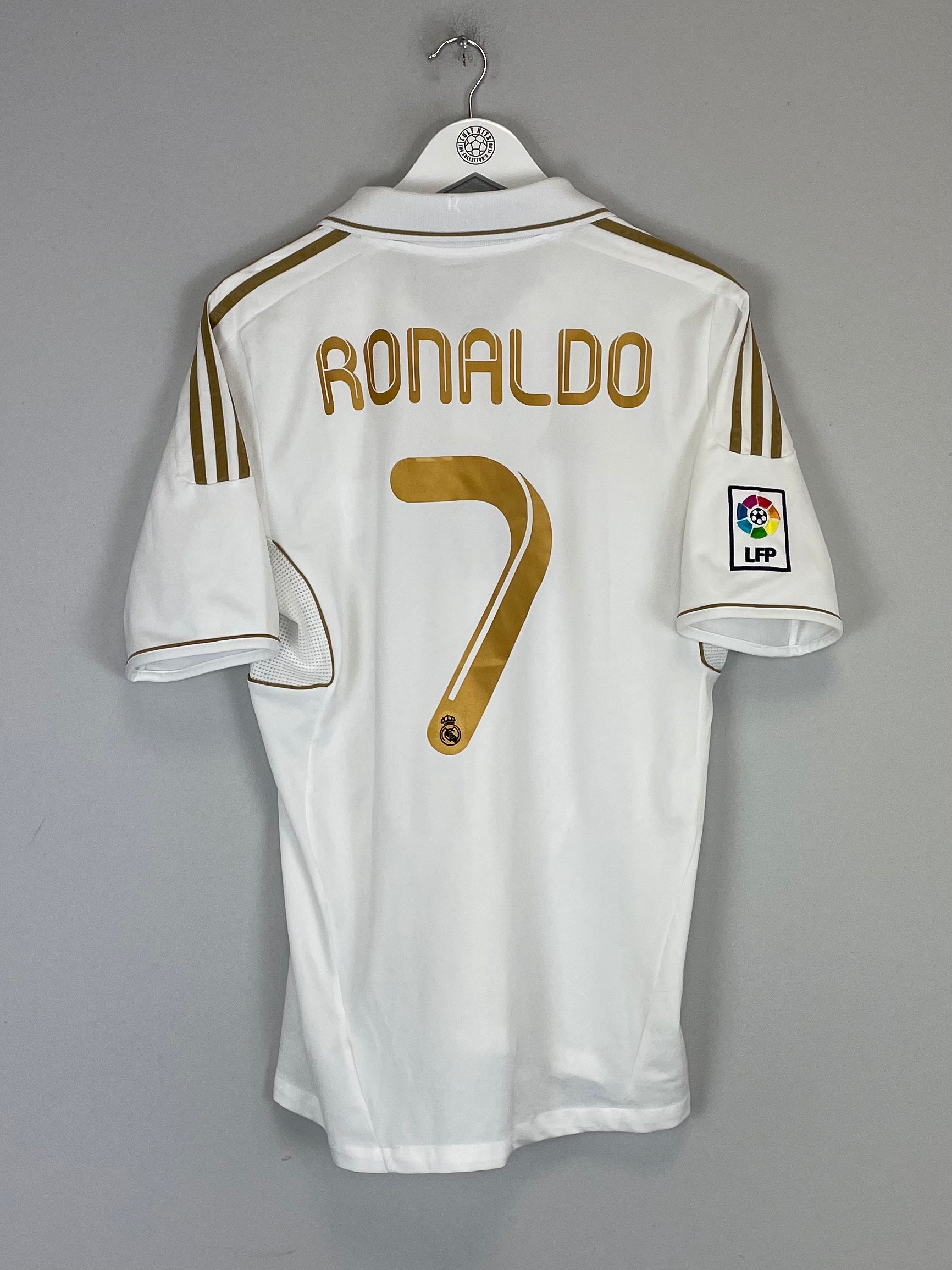 Shop 2011/12 REAL MADRID RONALDO #7 HOME SHIRT (M) ADIDAS, classic football shirts, vintage football shirts & retro soccer jerseys at Cult Kits