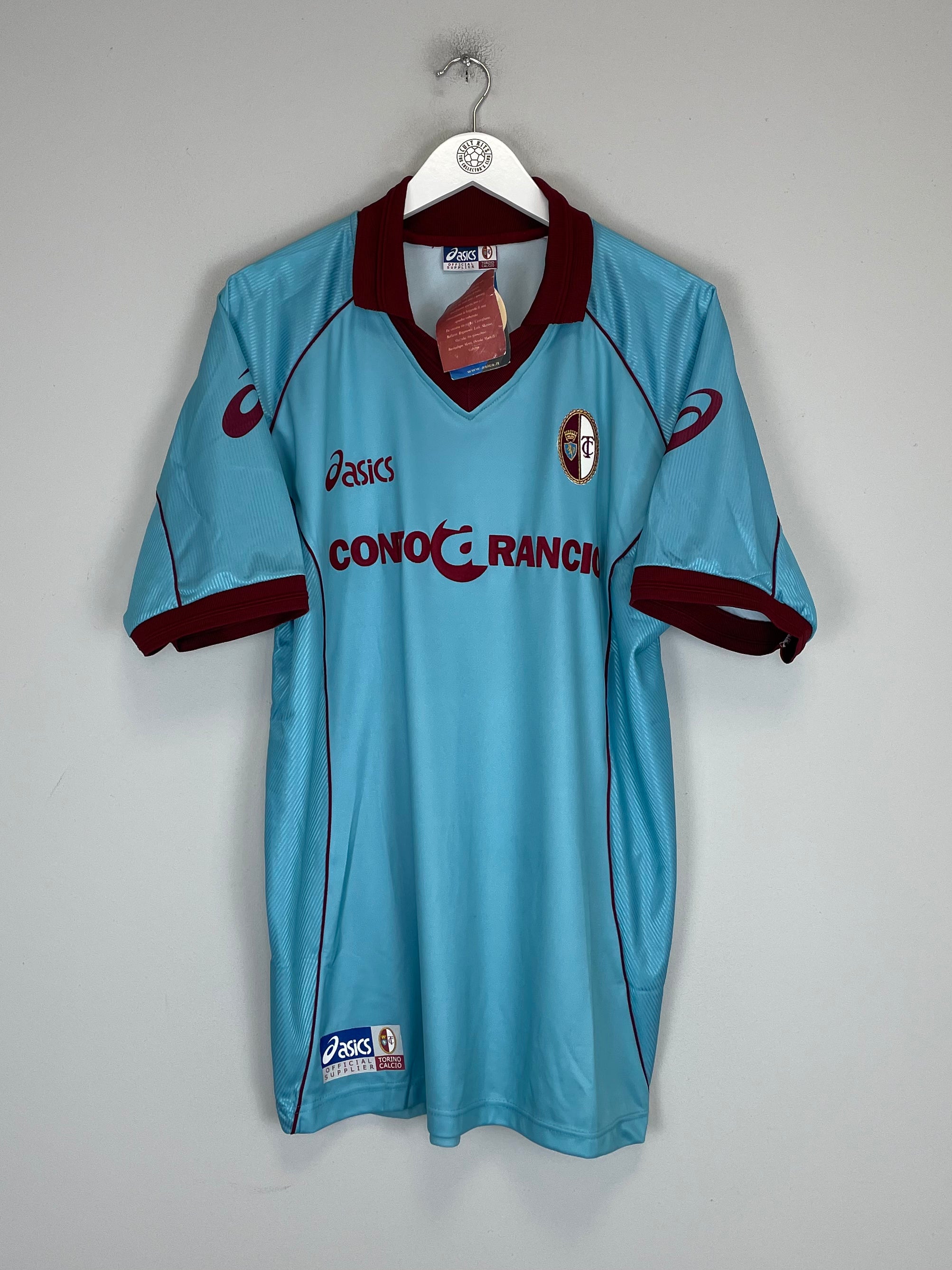Shop 2001/02 TORINO *BNWT* THIRD SHIRT (XL) ASICS, classic football shirts, vintage football shirts & retro soccer jerseys at Cult Kits