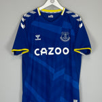 Shop 2021/22 EVERTON DOUCOURE #16 HOME SHIRT (L) HUMMEL, classic football shirts, vintage football shirts & retro soccer jerseys at Cult Kits