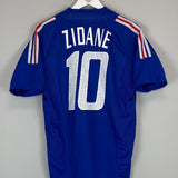 Shop 2002/04 FRANCE ZIDANE #10 HOME SHIRT (M) ADIDAS, classic football shirts, vintage football shirts & retro soccer jerseys at Cult Kits