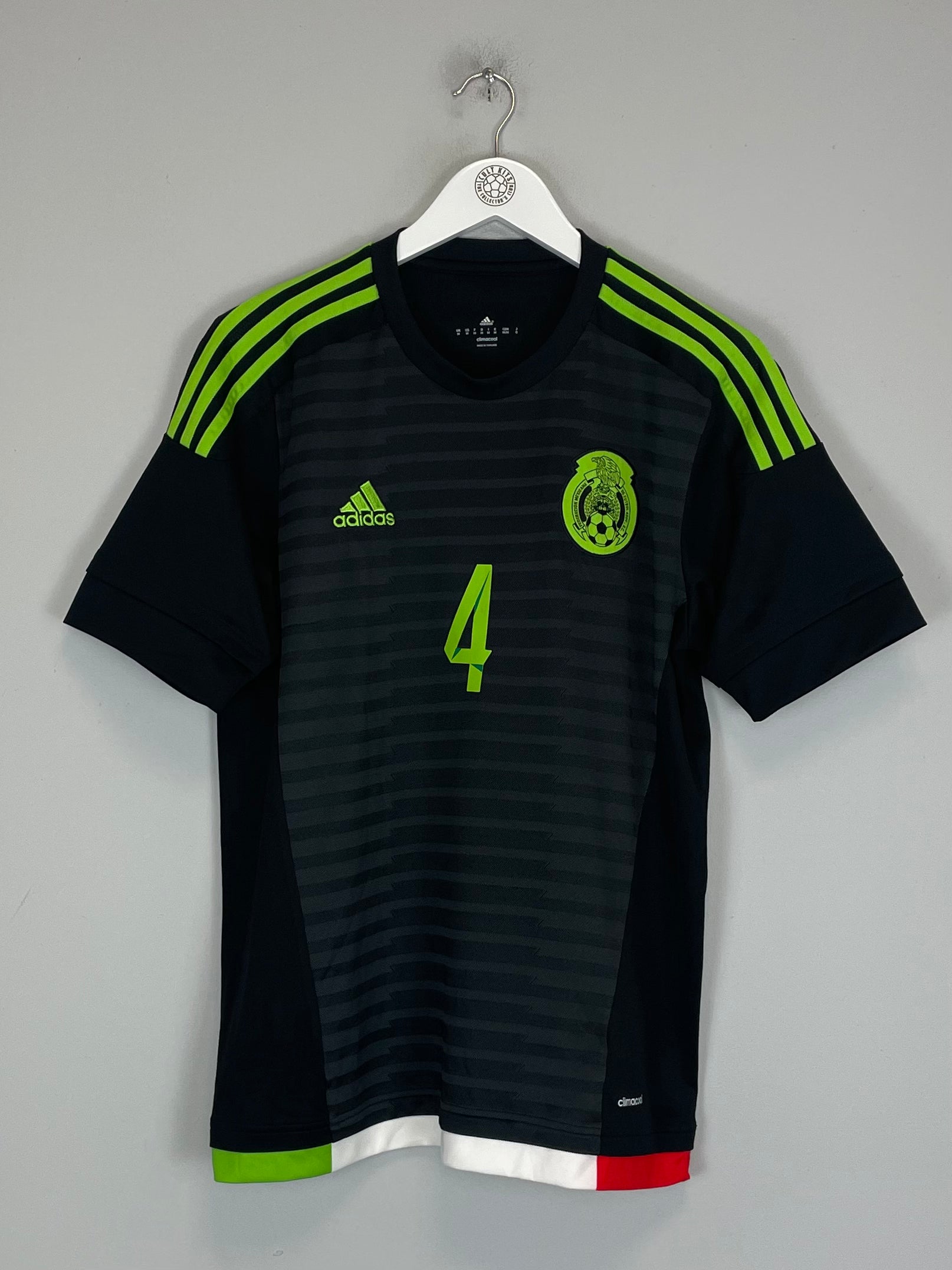 Shop 2015/16 MEXICO MARQUEZ #4 AWAY SHIRT (M) ADIDAS, classic football shirts, vintage football shirts & retro soccer jerseys at Cult Kits