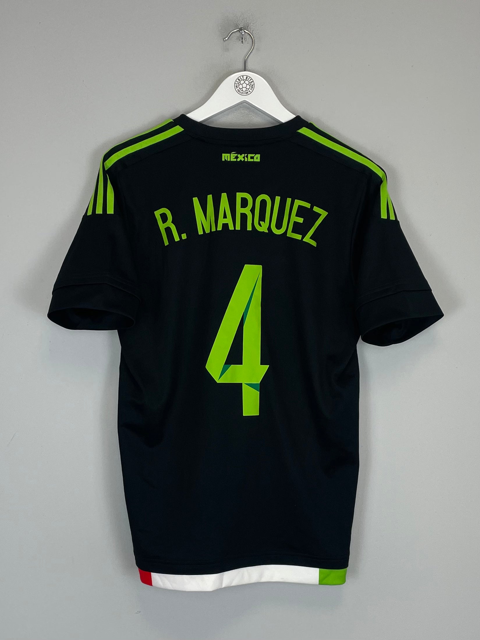 Shop 2015/16 MEXICO MARQUEZ #4 AWAY SHIRT (M) ADIDAS, classic football shirts, vintage football shirts & retro soccer jerseys at Cult Kits