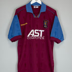 Shop 1995/97 ASTON VILLA *MINT* HOME SHIRT (L) REEBOK, classic football shirts, vintage football shirts & retro soccer jerseys at Cult Kits