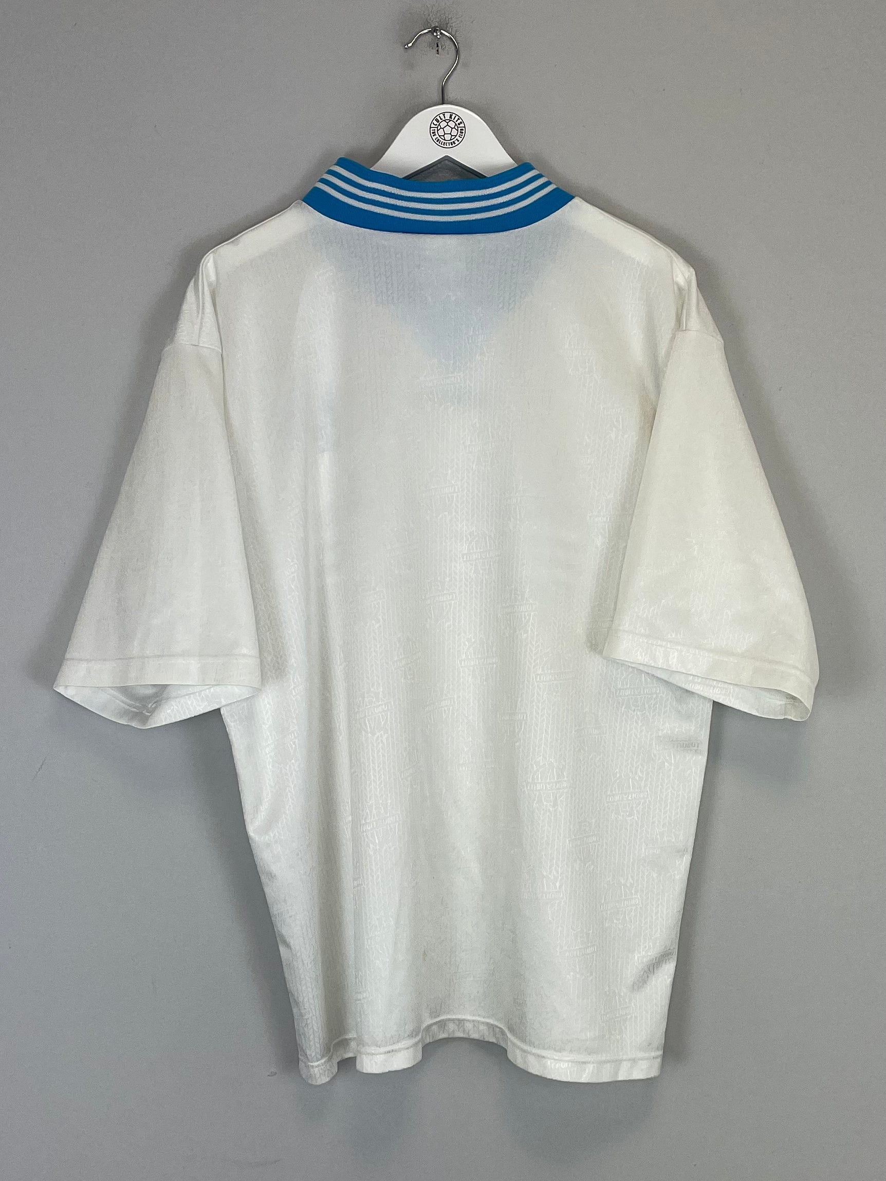 Shop 1997/98 MARSEILLE HOME SHIRT (XL) ADIDAS, classic football shirts, vintage football shirts & retro soccer jerseys at Cult Kits
