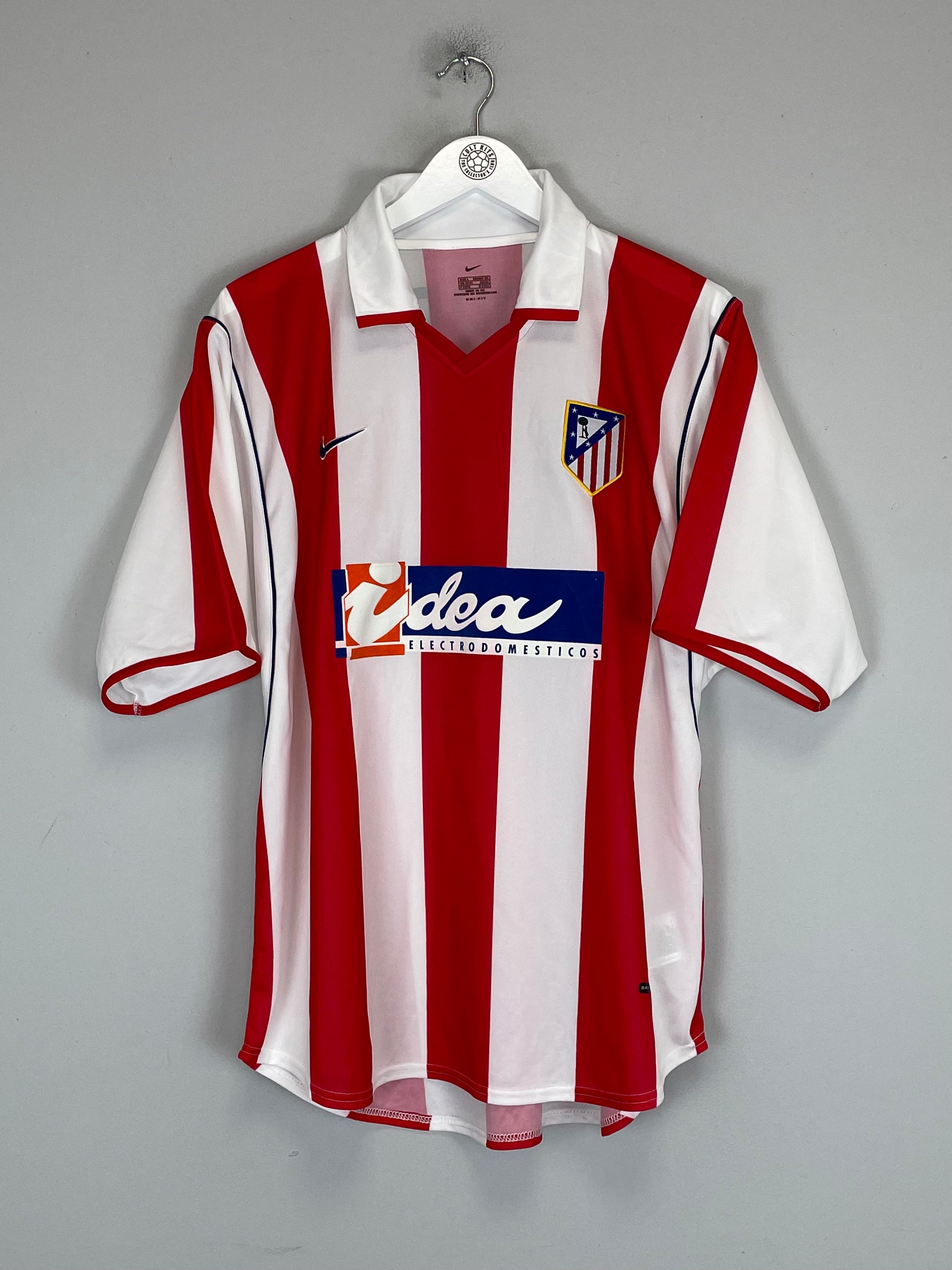 Shop 2001/02 ATLETICO MADRID F.TORRES #9 *MINT* HOME SHIRT (L) NIKE, classic football shirts, vintage football shirts & retro soccer jerseys at Cult Kits