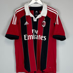 Shop 2012/13 AC MILAN PRINCE #10 HOME SHIRT (L) ADIDAS, classic football shirts, vintage football shirts & retro soccer jerseys at Cult Kits