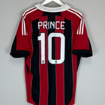 Shop 2012/13 AC MILAN PRINCE #10 HOME SHIRT (L) ADIDAS, classic football shirts, vintage football shirts & retro soccer jerseys at Cult Kits