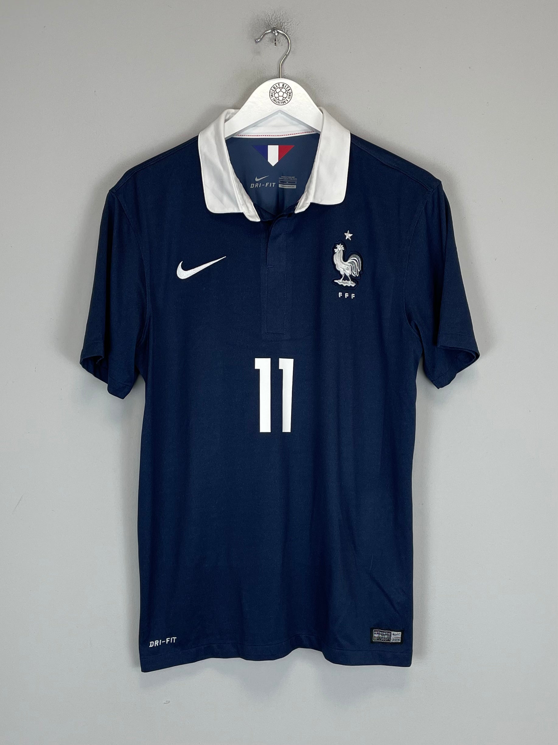 Shop 2014/15 FRANCE GRIEZMANN #11 HOME SHIRT (M) NIKE, classic football shirts, vintage football shirts & retro soccer jerseys at Cult Kits