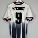 Shop 1997/99 RANGERS MCCOIST #9 AWAY SHIRT (L) NIKE, classic football shirts, vintage football shirts & retro soccer jerseys at Cult Kits