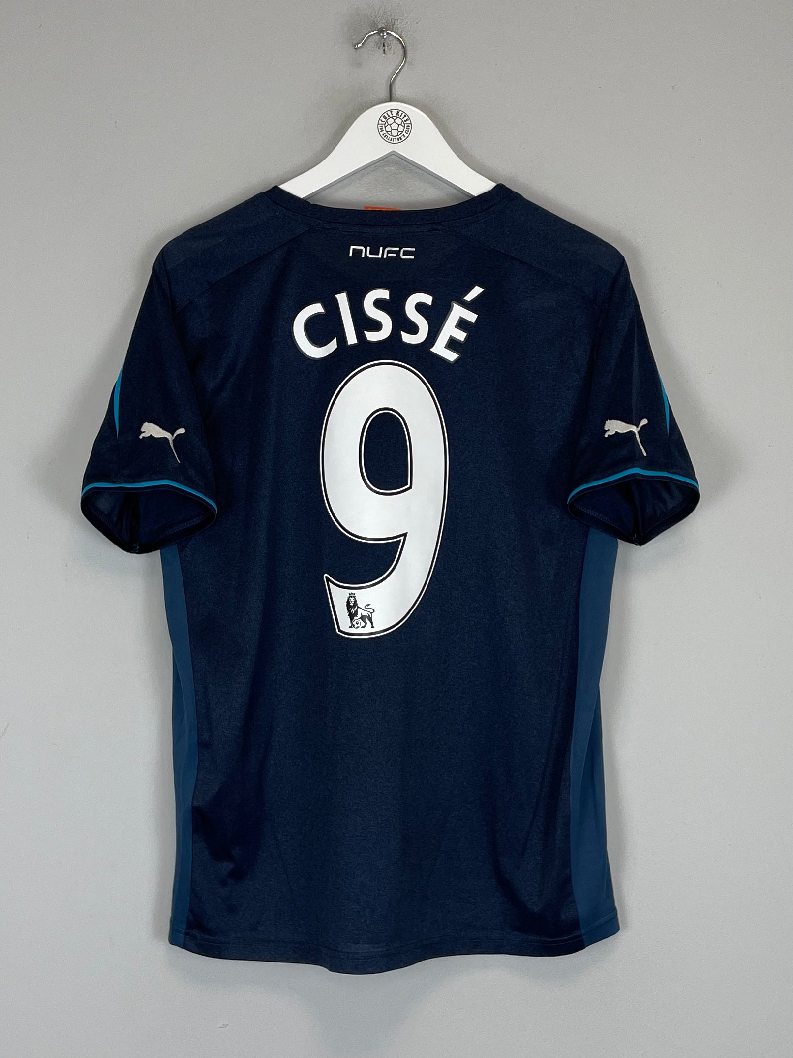 Shop 2013/14 NEWCASTLE CISSE #9 AWAY SHIRT (M) PUMA, classic football shirts, vintage football shirts & retro soccer jerseys at Cult Kits