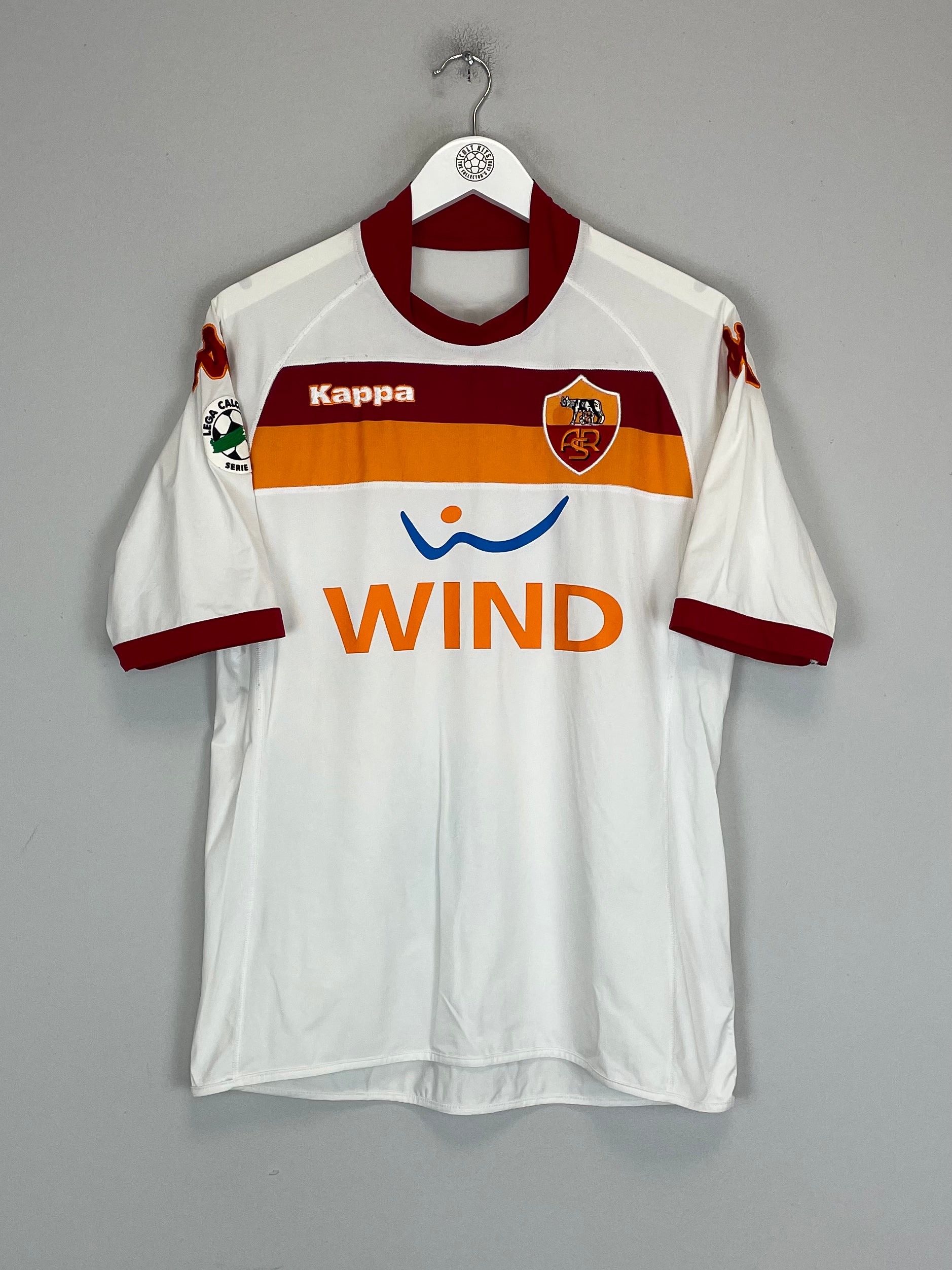Shop 2009/10 ROMA TOTTI #10 AWAY SHIRT (M) KAPPA, classic football shirts, vintage football shirts & retro soccer jerseys at Cult Kits
