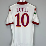 Shop 2009/10 ROMA TOTTI #10 AWAY SHIRT (M) KAPPA, classic football shirts, vintage football shirts & retro soccer jerseys at Cult Kits