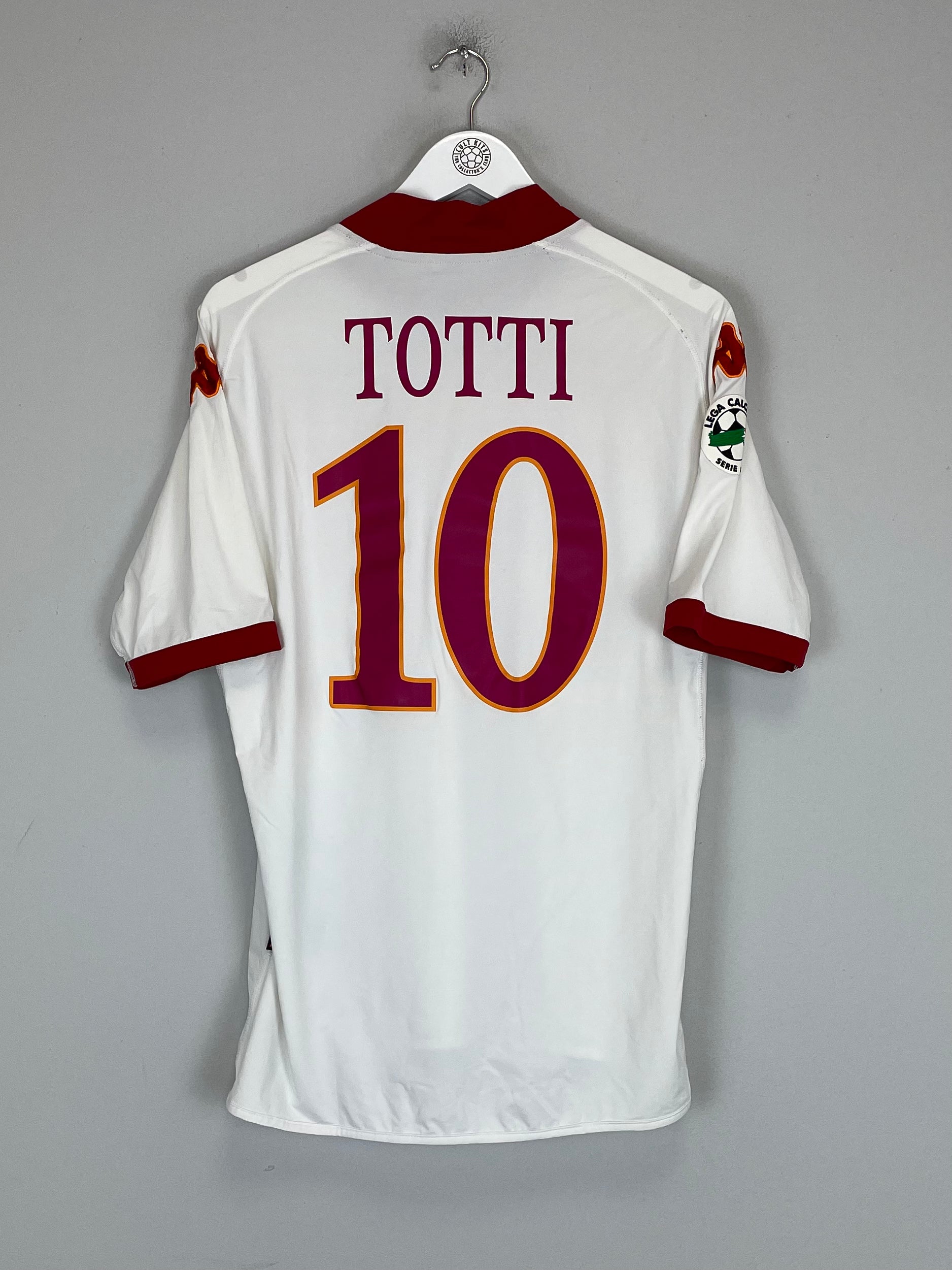 Shop 2009/10 ROMA TOTTI #10 AWAY SHIRT (M) KAPPA, classic football shirts, vintage football shirts & retro soccer jerseys at Cult Kits