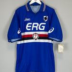 Shop 2003/04 SAMPDORIA *BNWT* HOME SHIRT (XL) ASICS, classic football shirts, vintage football shirts & retro soccer jerseys at Cult Kits
