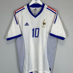 Shop 2002/04 FRANCE ZIDANE #10 AWAY SHIRT (M) ADIDAS, classic football shirts, vintage football shirts & retro soccer jerseys at Cult Kits
