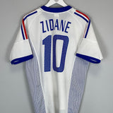 Shop 2002/04 FRANCE ZIDANE #10 AWAY SHIRT (M) ADIDAS, classic football shirts, vintage football shirts & retro soccer jerseys at Cult Kits