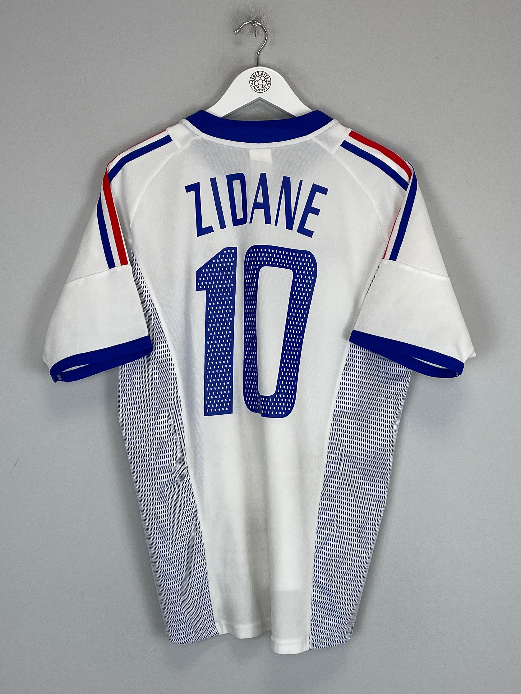 Shop 2002/04 FRANCE ZIDANE #10 AWAY SHIRT (M) ADIDAS, classic football shirts, vintage football shirts & retro soccer jerseys at Cult Kits