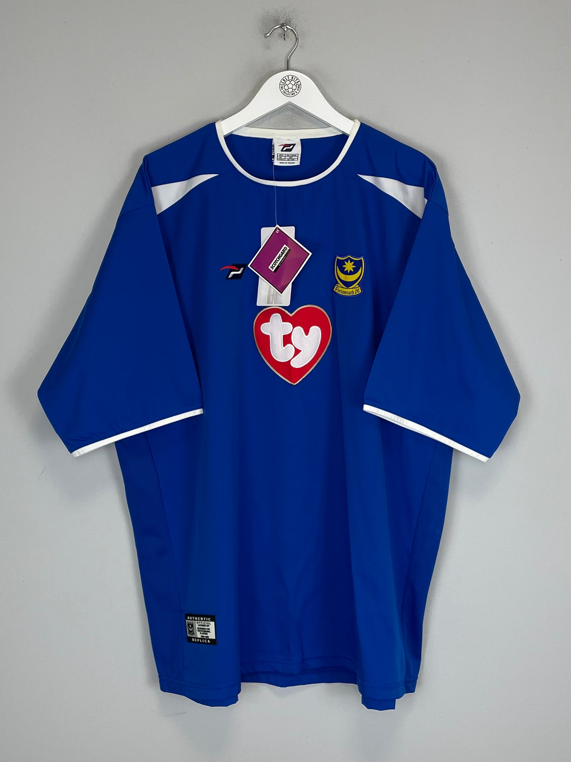 Shop 2003/05 PORTSMOUTH YAKUBU #20 *BNWT* HOME SHIRT (XXL), classic football shirts, vintage football shirts & retro soccer jerseys at Cult Kits