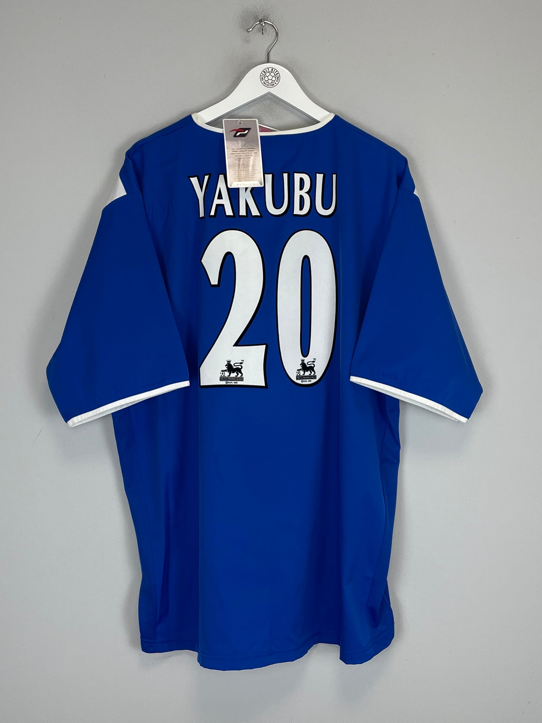 Shop 2003/05 PORTSMOUTH YAKUBU #20 *BNWT* HOME SHIRT (XXL), classic football shirts, vintage football shirts & retro soccer jerseys at Cult Kits