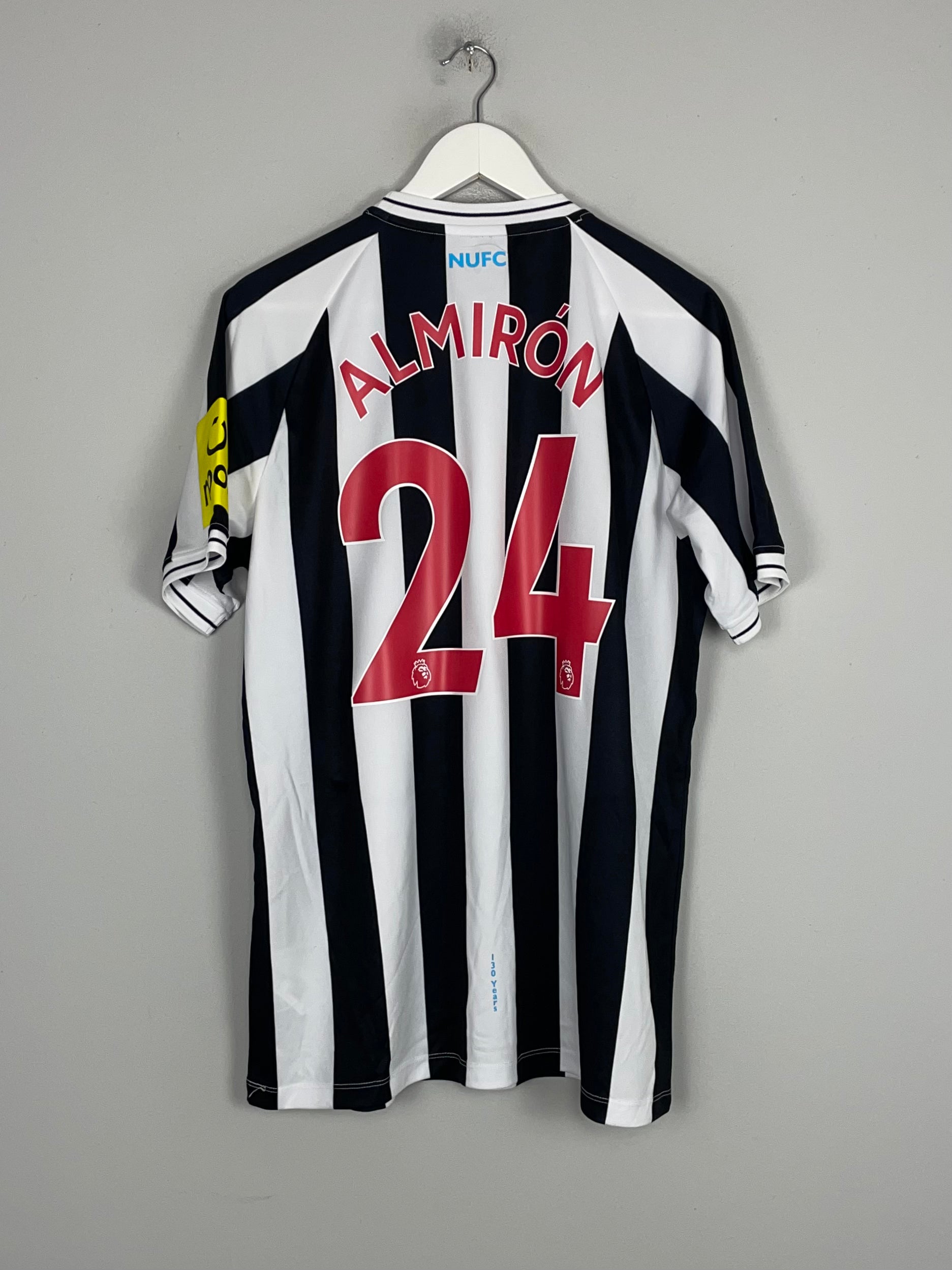 Shop 2022/23 Newcastle United Almiron #24 *BNWOT* Home Shirt (Multiple Sizes) Castore, classic football shirts, vintage football shirts & retro soccer jerseys at Cult Kits