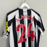 Shop 2022/23 Newcastle United Almiron #24 *BNWOT* Home Shirt (Multiple Sizes) Castore, classic football shirts, vintage football shirts & retro soccer jerseys at Cult Kits