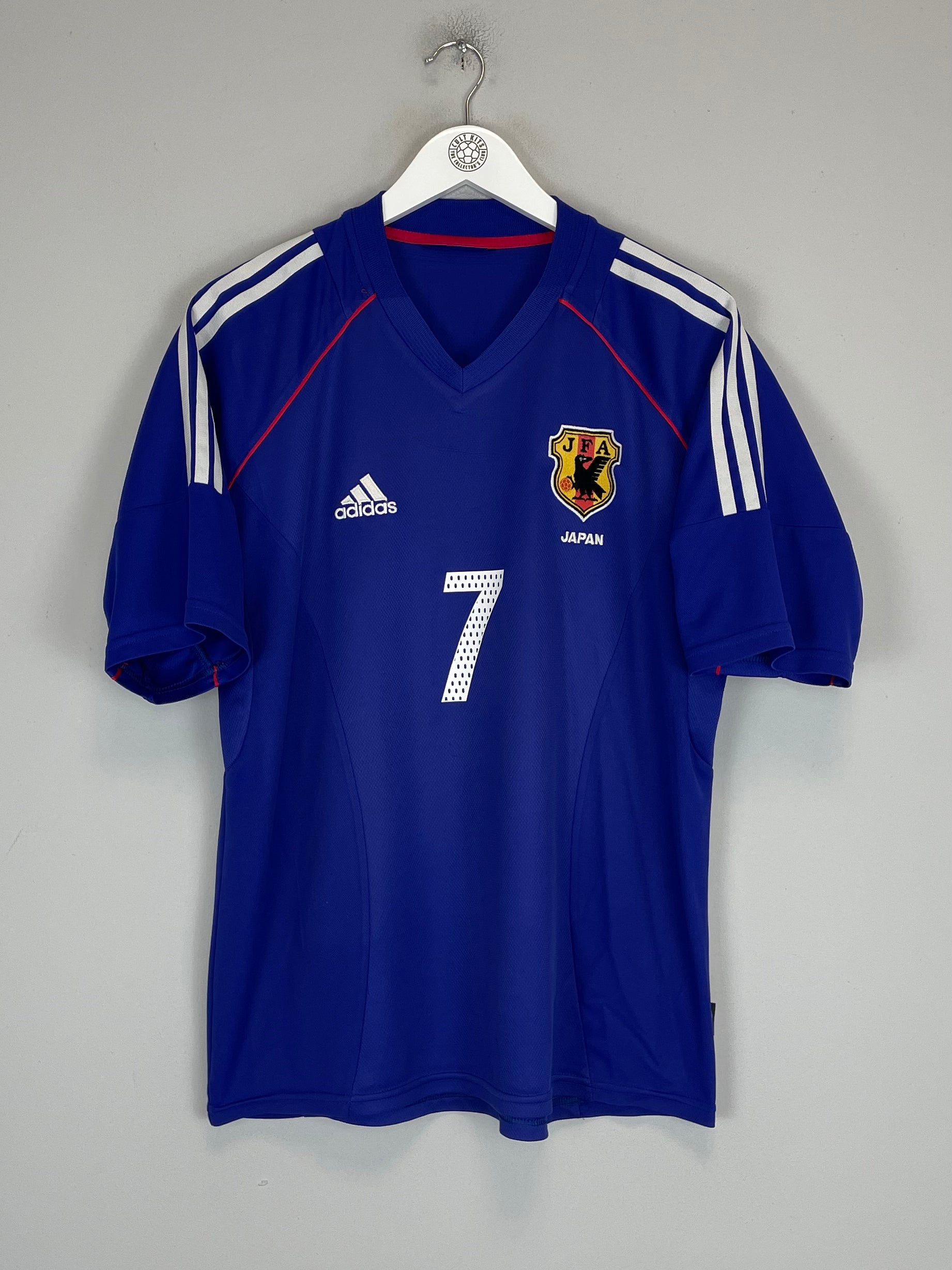 Shop 2002 JAPAN NAKATA #7 HOME SHIRT (L) ADIDAS, classic football shirts, vintage football shirts & retro soccer jerseys at Cult Kits
