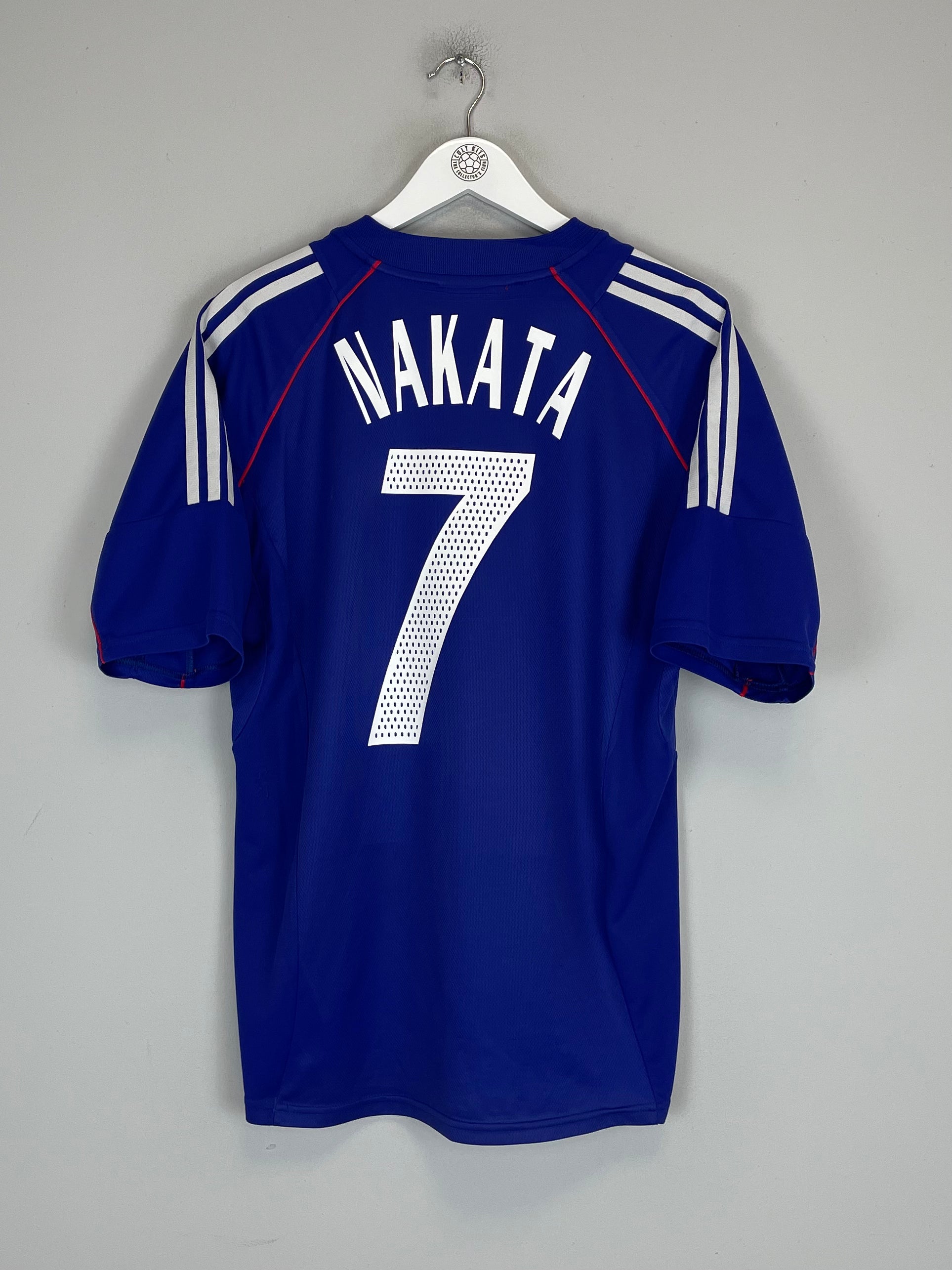 Shop 2002 JAPAN NAKATA #7 HOME SHIRT (L) ADIDAS, classic football shirts, vintage football shirts & retro soccer jerseys at Cult Kits