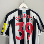 Shop 2022/23 Newcastle United Bruno G. #39 *BNWOT* Home Shirt (Multiple Sizes) Castore, classic football shirts, vintage football shirts & retro soccer jerseys at Cult Kits