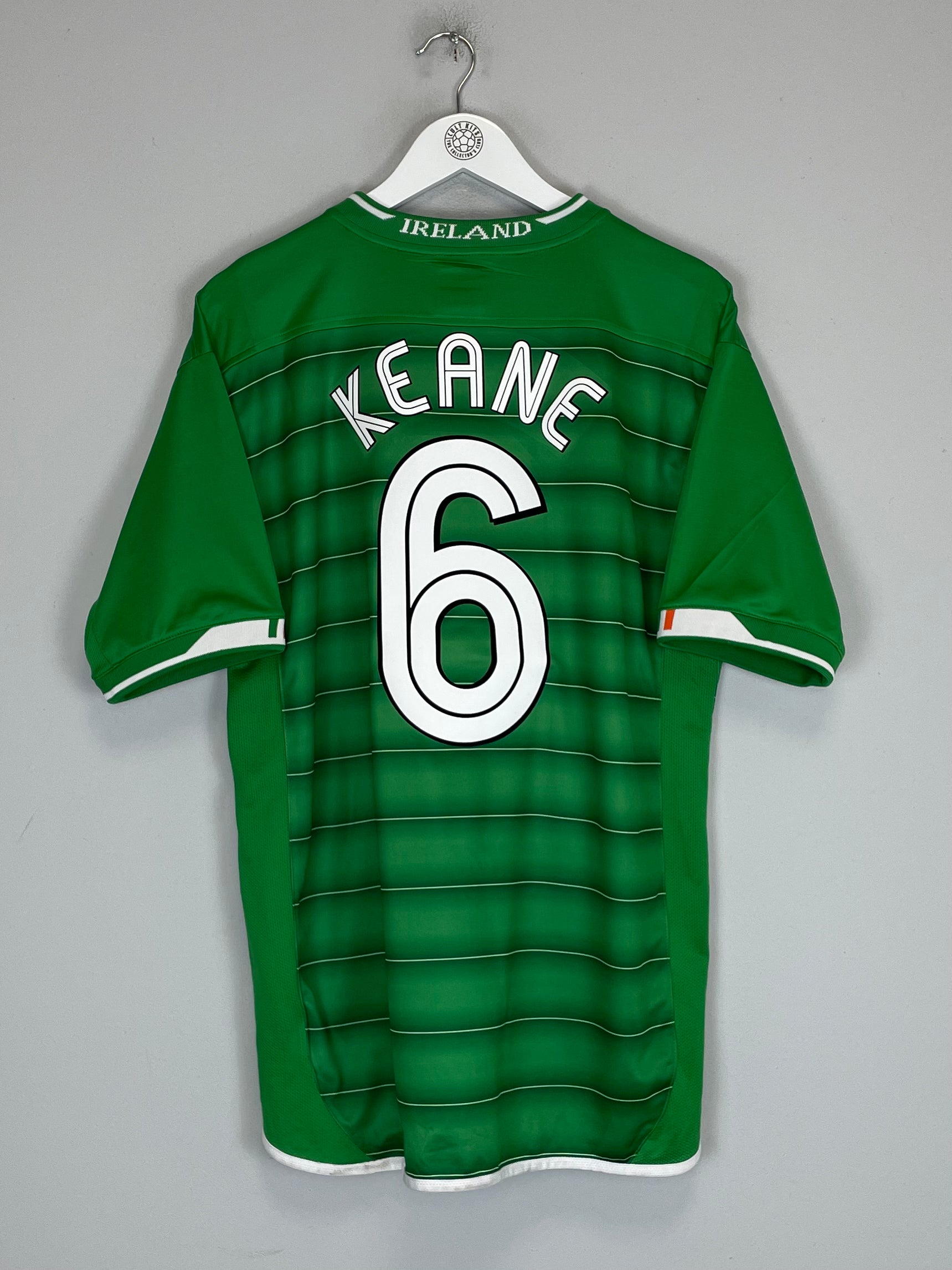 Shop 2003/04 IRELAND KEANE #6 HOME SHIRT (L) UMBRO, classic football shirts, vintage football shirts & retro soccer jerseys at Cult Kits