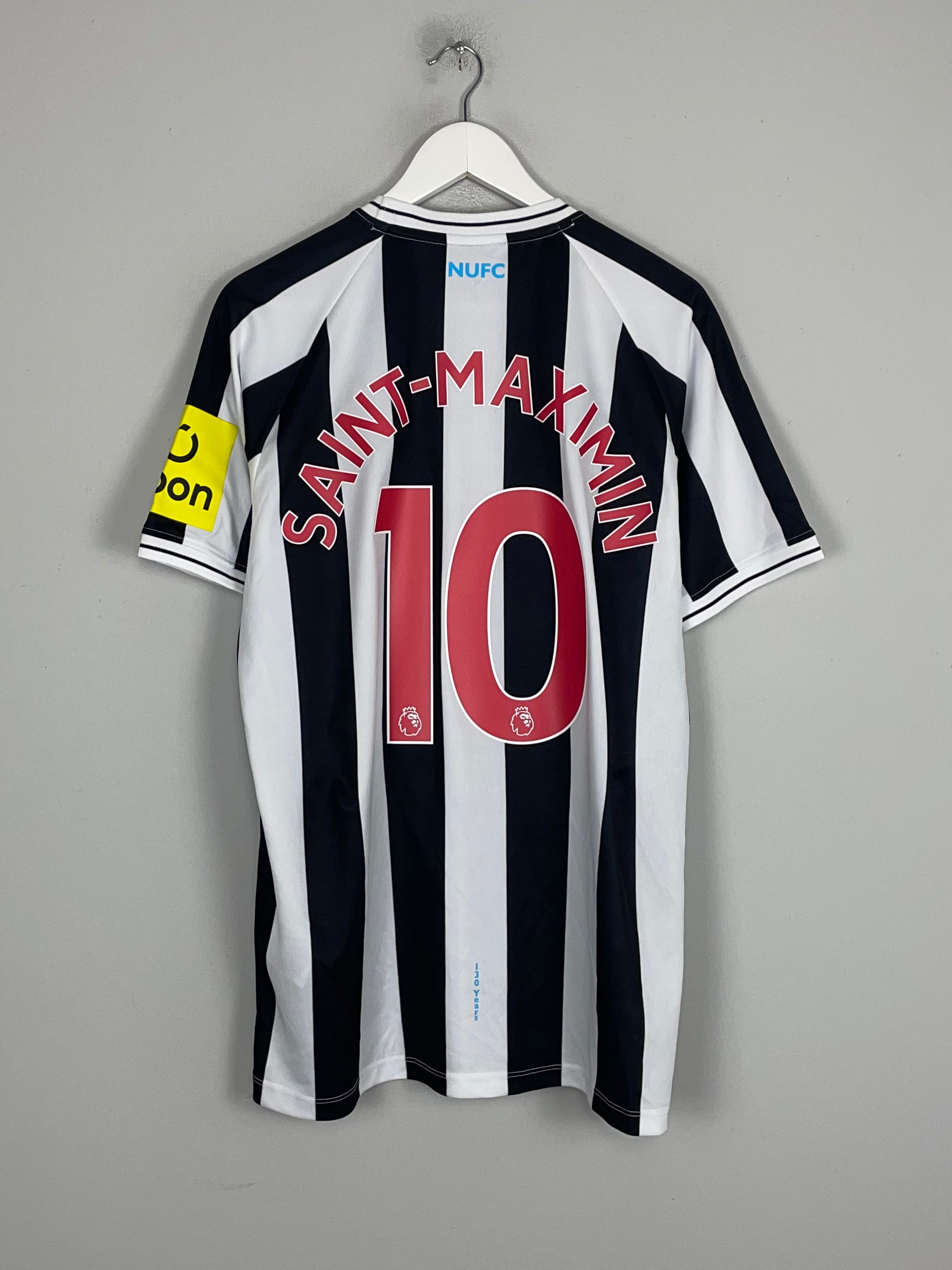 Shop 2022/23 NEWCASTLE UNITED SAINT-MAXIMIN #10 *BNWOT* HOME SHIRT (MULTIPLE SIZES) CASTORE, classic football shirts, vintage football shirts & retro soccer jerseys at Cult Kits
