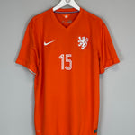 Shop 2014/15 NETHERLANDS KUYT #15 HOME SHIRT (XL) NIKE, classic football shirts, vintage football shirts & retro soccer jerseys at Cult Kits