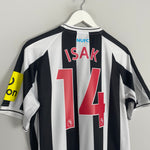 Shop 2022/23 Newcastle United Isak #14 *BNWOT* Home Shirt (Multiple Sizes), classic football shirts, vintage football shirts & retro soccer jerseys at Cult Kits