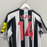 Shop 2022/23 Newcastle United Isak #14 *BNWOT* Home Shirt (Multiple Sizes), classic football shirts, vintage football shirts & retro soccer jerseys at Cult Kits