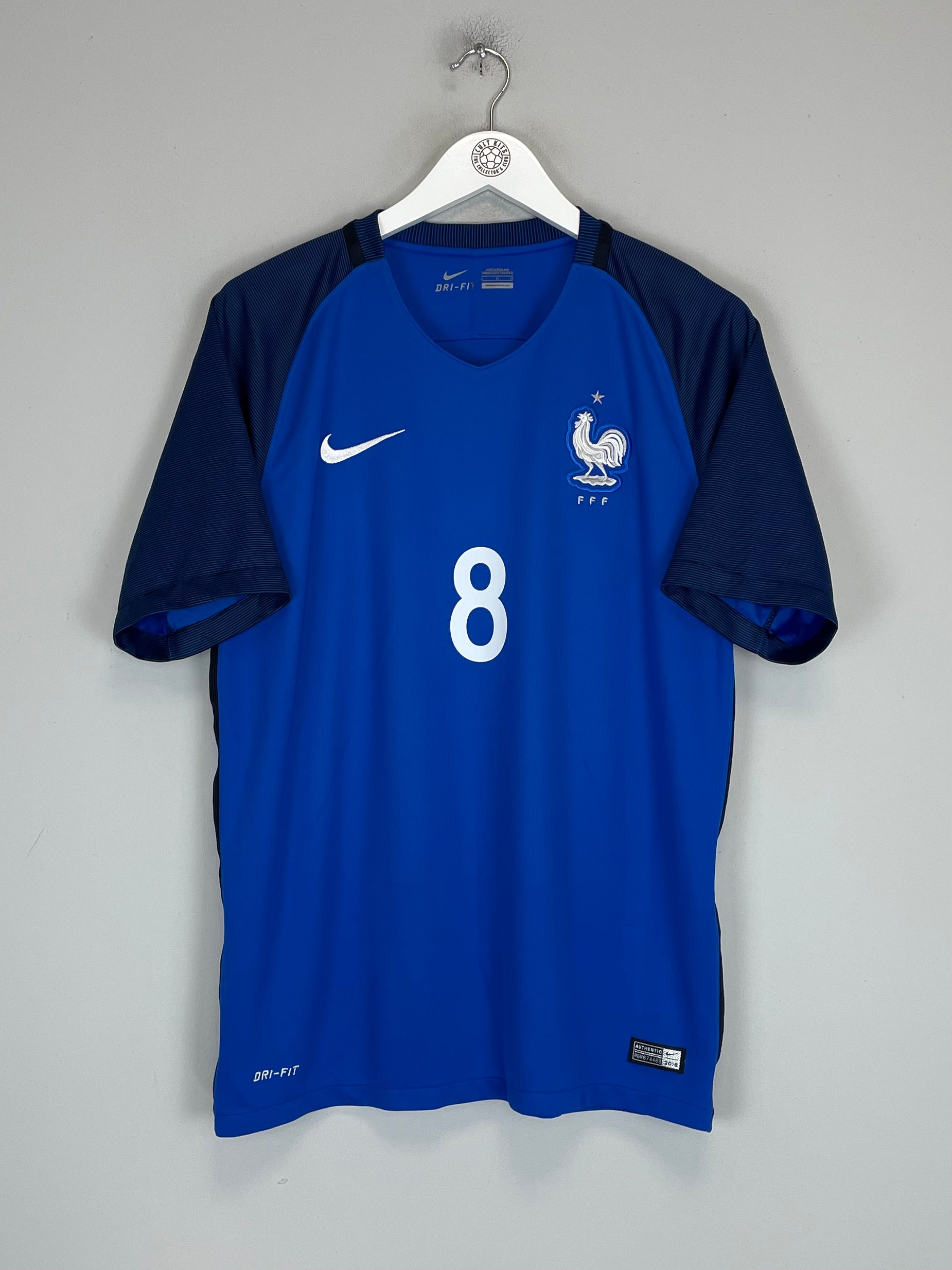 Shop 2016/17 FRANCE PAYET #8 HOME SHIRT (L) NIKE, classic football shirts, vintage football shirts & retro soccer jerseys at Cult Kits